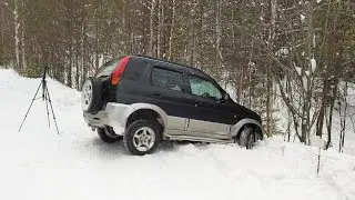 Как не надо ездить зимой, daihatsu terios )