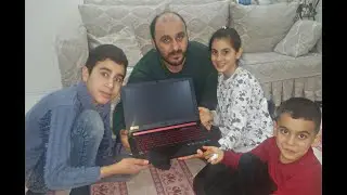 babam bize sürpriz yaptı acer NITRO 5 diz üstü bilgisayar aldı / Happy Family JokeTV