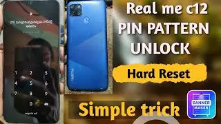realme c12 pin password pattern unlock and hard reset with out computer by @saiviratofficial