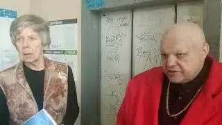 Встреча кандидата в губернаторы Стаса Барецкого с ветеранами в падике ...