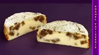 Matcha Magic sponge in Burnt Basque Cheesecake | Roshel Patisserie