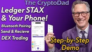 📱💸 Ledger STAX + Phone: Easy Sends, Receives & DEX Trading!