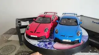 Unboxing em miniatura porsche-911-GT3-Fabrcado pela Maisto-escala-1/18