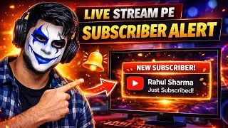 How to Add Subscriber Alert on Live Stream (OBS + Mobile) | Full Setup 2026