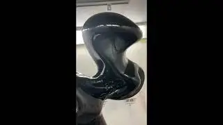 black gloss spray finish