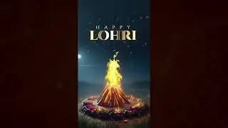 Happy Lohri Wishes Video template 2024 #lohri