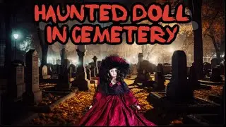 Haunted Doll in a Cemetery