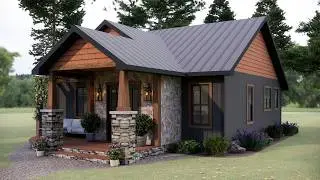 26'x41' (8x12,6m) This Small House is ... STUNNING | Simple but Perfect! Cozy House Design