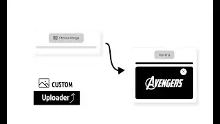 Create Professional Image Uploader Using HTML CSS & JS 🔥