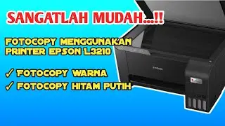 How to photocopy on the Epson L3210 color/black and white printer
