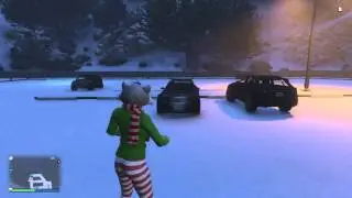 GTA V - Set Car on Fire with Snowballs
