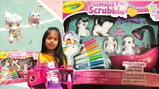 Crayola Scribble Scrubbie Pets Unboxing and Review
