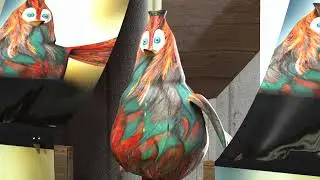 Un pájaro muy cuco