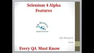 Selenium 4 New Features