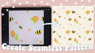 How to make Seamless Pattern in Procreate in few easy steps!