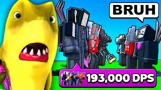 Titan Trio Meets Their UPGRADED TEAM in Toilet Tower Defense!