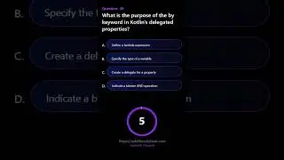What is the purpose of the by keyword in Kotlin s delegated properties
