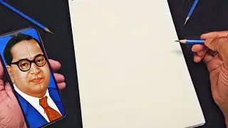 How to Draw Ambedkar Step by Step | Ambedkar Jayanti Drawing