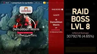 Consortium (Co-op) Worm Boss Level 8 Experience | Counter:Side
