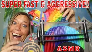 ASMR | Super Fast & Aggressive Triggers for Your Cure to Tingle Immunity😍💚🤗😴