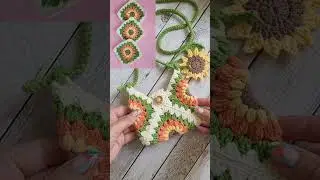 🤩ВЯЖЕМ СУМКУ ВСЕГО ИЗ ТРЁХ КВАДРАТОВ💖crochet bag👍Häkeltasche