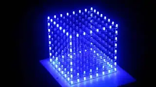 8 x 8 x 8 LED Cube by EE Wave | Arduino Project with 74HC595 | 8x8x8 LED Cube