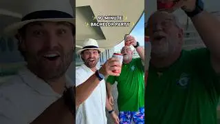 The 90 minute bachelor party 😂 #shorts