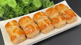 Mini rolls filled with apples, easy and delicious recipe