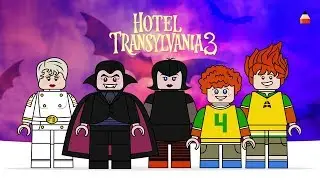 Hotel Transylvania 3 Summer Vacation | Drawing Lego Minifigures