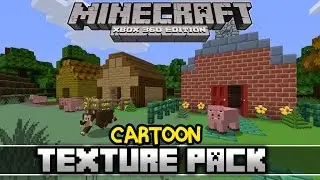 Minecraft Xbox 360/Ps3 : NEW Cartoon Texture Pack!