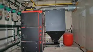 Робота пелетного котла KRAFT R 97 кВт/Работа пеллетного котла KRAFT R 97 кВт
