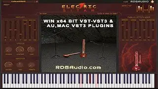 Electric Sitar New AU VST Plugins RDGAdio First Look DEMO
