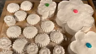 Crunchy flowers | ASMR baking soda | #asmrbakingsoda #asmrcrunchy #asmrsatisfying