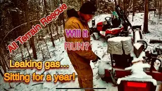 Our Woodsplitter was left in the woods and it’s leaking gas - does it still run? #offroadrecovery