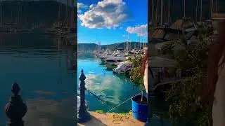 Турецкий Фетхие в декабре - море как масло, тишь и благодать