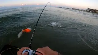 fishing Galveston surf "fish stole my rod"