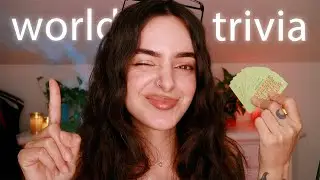 ASMR Let's Play World Trivia! 🌎 Geography & Capitals with Hints (Part 2)
