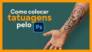 Tatuagem realista no Photoshop de forma MUITO FÁCIL | TUTORIAL PHOTOSHOP