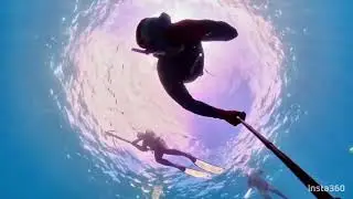 Yamaha 255FSH Drone and Underwater Insta360