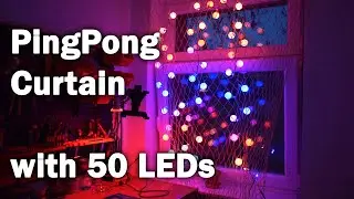 It's too DARK! - making a Ping Pong Curtain for my Office