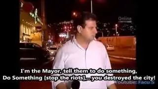 Arab mayor of Nazareth heckles Arab party leader Ayman Odeh on Live TV