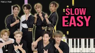 Stray Kids - MANIAC | SLOW EASY Piano Tutorial by Pianella Piano