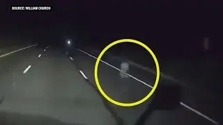Ghost spotted on road while trucker drives alone