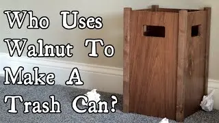 Replicating an Arts & Crafts Furniture Trash Can / Hybrid Woodworking