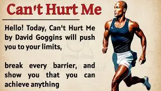 Can't Hurt Me Book Summary In English || Learn English Through Story 🔥 || Listening Practice ✅