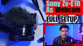 How to use Sony ZV E10 as Webcam Easily in PC or Mac (Webcam Quality Test)