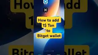 How to add 1$ to Bitget wallet | Deposit Ton to Bitget wallet from Tonkeeper wallet 