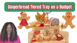 The Cutest Gingerbread Men | Tiered Tray on a Budget