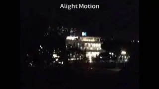 My house at night