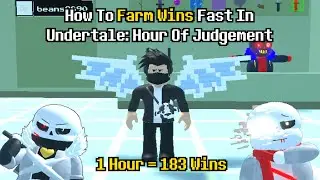 How To FARM WINS Fast In Undertale: Hour Of Judgement | ROBLOX Undertale:Hour Of Judgement